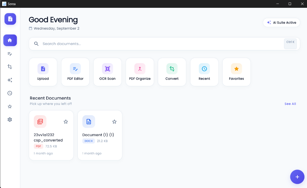 Serea Unified Dashboard & Core Toolkit